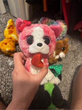 Ty Beanie Boos "Romeo" the Dog plush toy